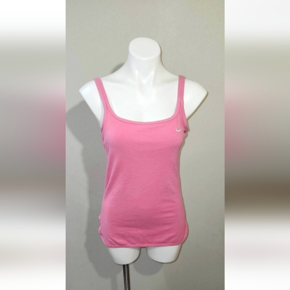 NIKE Dri-Fit Tank Top With Built In Sports Bra Size Large - Picture 1 of 6